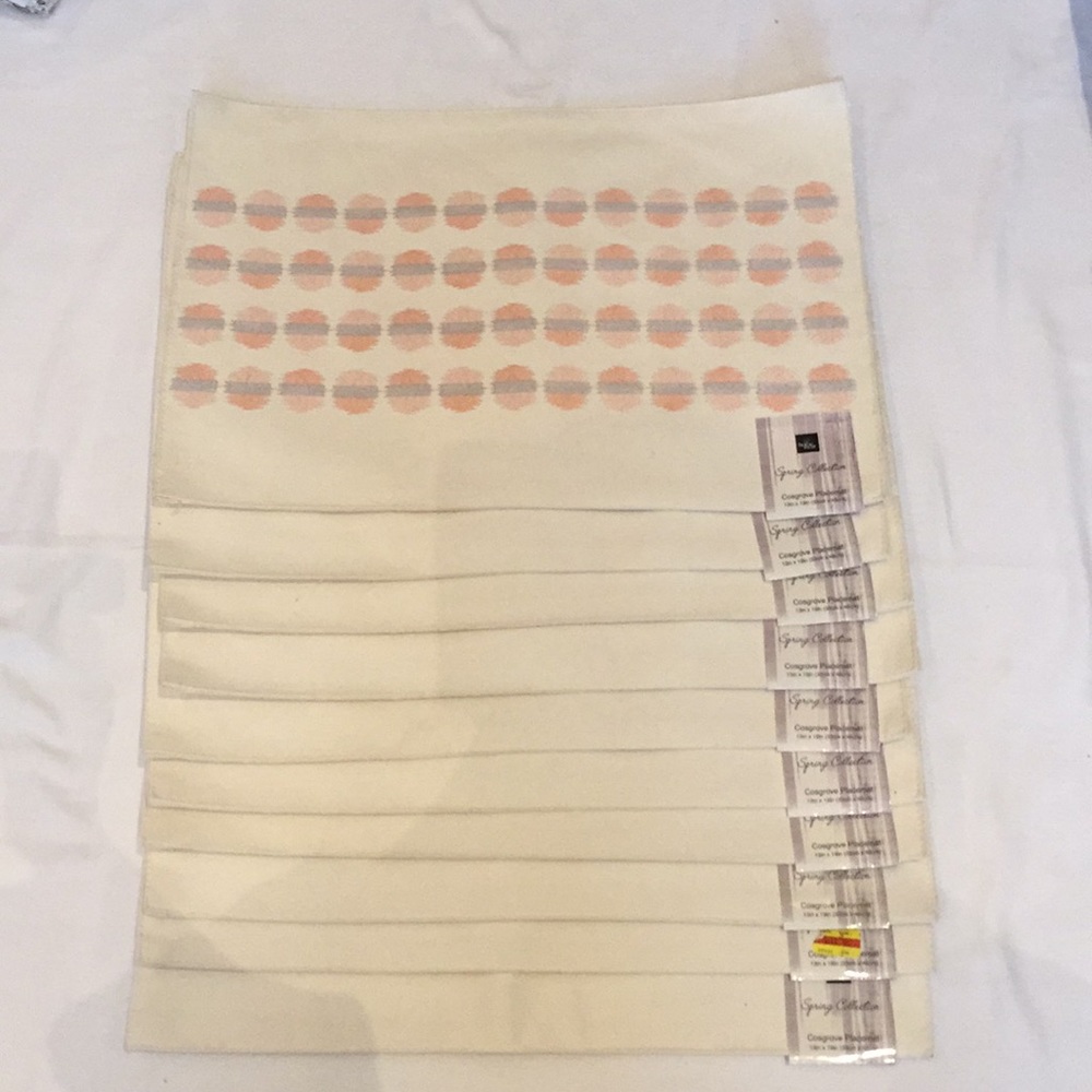 Homewear Cosgrove Set of 10 Placemats